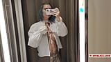 Try On Haul transparent clothes at the mall. See thru clothes. Look at me in the fitting room snapshot 4