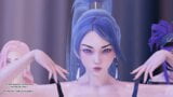 Mmd g reyish-kkili kkiliセクシーkpopホットダンスahri kaisa seraphine kdaリーグ・オブ・レジェンド snapshot 6