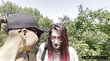 Anal al aire libre para mi esclava Loren snapshot 1