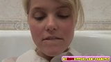 Young blondie in a bath tub snapshot 5