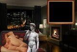 Naked penthouse anal masturbation during a storm snapshot 12