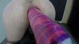 Ass stretched from massive dildo snapshot 5