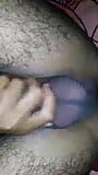 Masturbating, jerking handjob big dick chocolate dick cum shot snapshot 8