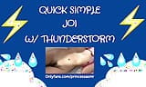 QUICK JOI (thunderstorm ASMR) snapshot 4