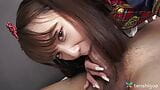 Yotuba Kawai, brune japonaise sexy, baise avec son ex au lit snapshot 6