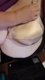 Nice big gold satin bra snapshot 5