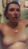 A video I sent to a mega meaty man from PoF whilst sweating my sexy perfect tits off in the bath snapshot 14