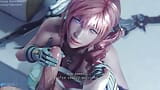 Final Fantasy Serah Farron nagy szamár és ember nagy fasz (animáció hanggal) 3D hentai pornó SFM összeállítás snapshot 12