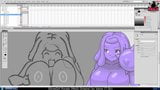 Mogi Origin - scenă de adult slimegirl violet (realizare) snapshot 2