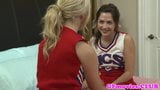 Teen lez cheerleaderka muffdiving bff snapshot 11