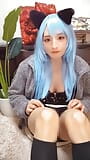 Individual shooting Video of touching cat ears and touching snapshot 8