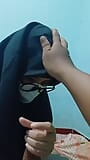 Doing with college friends hijab girls snapshot 5