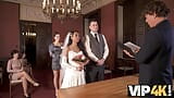 VIP4K. Couple starts fucking in front of the guests after wedding ceremony snapshot 5