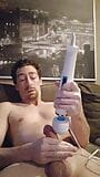 First Time Using Hitachi Wand On My Dick On Camera DMVToyLover snapshot 4