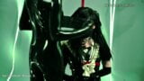 fx-tube com Latex lesbian double hood breathplay snapshot 1