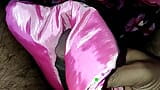 Satin silk handjob porn - Dick head rub bhabhi satin pink salwar (113) snapshot 1