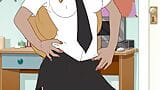 Milf toon drama - a una estudiante universitaria rubia le encanta mostrar sus tetas (gina) snapshot 1