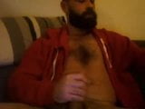 Hot Hairy Bearded French Man in Hoodie Cums on Cam snapshot 15