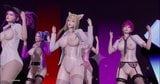 R18 mmd Chung Ha - spogliarello scattante Ahri Akali Kaisa Eve snapshot 7