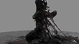 Evelyn ถูกจับโดย symbiote ลาเท็กซ์ snapshot 6