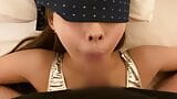 Japanese girl getting a facial snapshot 1