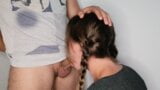 A friend with pigtails gives me a good deep throat blowjob snapshot 3