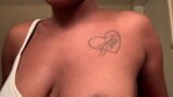 Black Youtuber changing nipple piercings snapshot 5