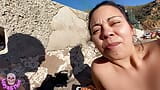 Un disciple touche ma chatte sur la plage et se masturbe, partie 3 snapshot 4