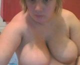 bbw blond with E cup boobs snapshot 16