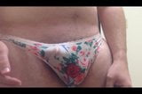 Cumming in Floral Panties snapshot 5