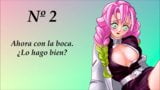 Spanish JOI hentai with Mitsuri. Super Gangbang. snapshot 8