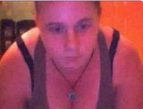 girl change clothe front webcam snapshot 3