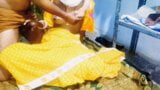 Desi Indian village wife fucking in yellow sari snapshot 4