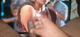 Hebah Patel kasi lanja boobs cum red song cum tribute spit snapshot 3