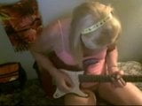 playing a little six string chillin . . . snapshot 1