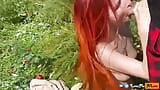 Porn fantasy in a poppy field. MFMF. 2 couples having public sex with Porno_Tempus snapshot 12