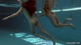 Olla Oglaebina and Stefanie Moon – sexy nude girls in the pool snapshot 13