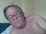 Handsome chubby Grandpa cums on cam snapshot 10