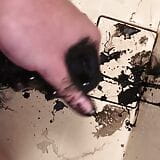 Cum black paint from dick snapshot 4