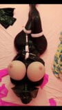 Breathplay 2 lateks hitam & sissydoll getah dengan tetek gergasi snapshot 12