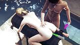 Hentai ongecensureerd - blond meisje seks in spa deel 2 snapshot 5