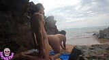 Hot Couple Having Sex on Beach snapshot 10