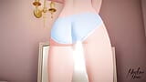 Super cute girl masturbating - 3D Hentai snapshot 2