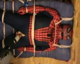 Slave as Spiderman gets a massage - II snapshot 13