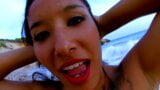Sex on the Beach with a beautiful Teen who likes anal and very hardcore sex snapshot 2