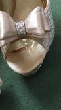 Peep Toe wank into diamante Heels snapshot 10