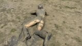 Nude Girl Playing in the Mud snapshot 11