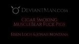 Cigar Smoking Muscle Pig Bear snapshot 1