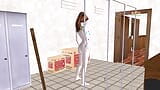 An animated 3d porn video of a cute Teen girl Giving Sexy Poses. snapshot 6