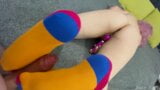 Reverse footjob from a girl with pink hair snapshot 12